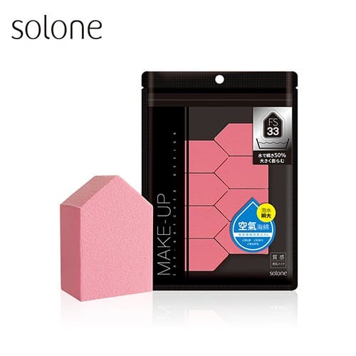 B04-06 Solone 3D立體粉撲-(房型/8入)